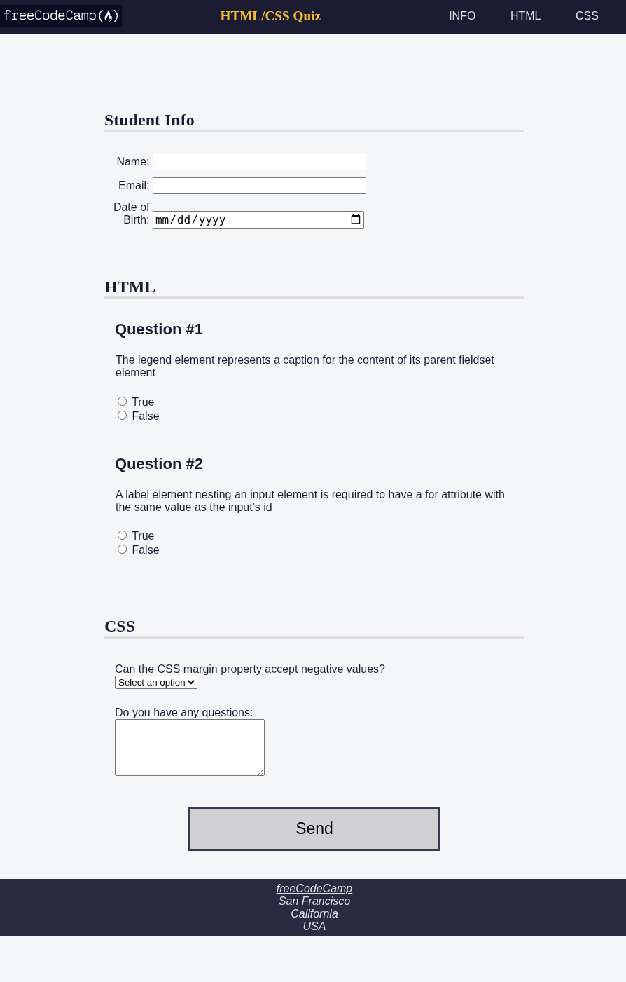 Preview of Accessibility Quiz