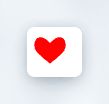 Preview of the red inline SVG heart icon